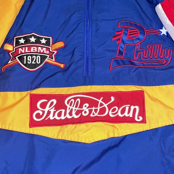 Stall and Dean 1920 NLBM Philly Stars jacket with front pouch - Picture 3 of 5